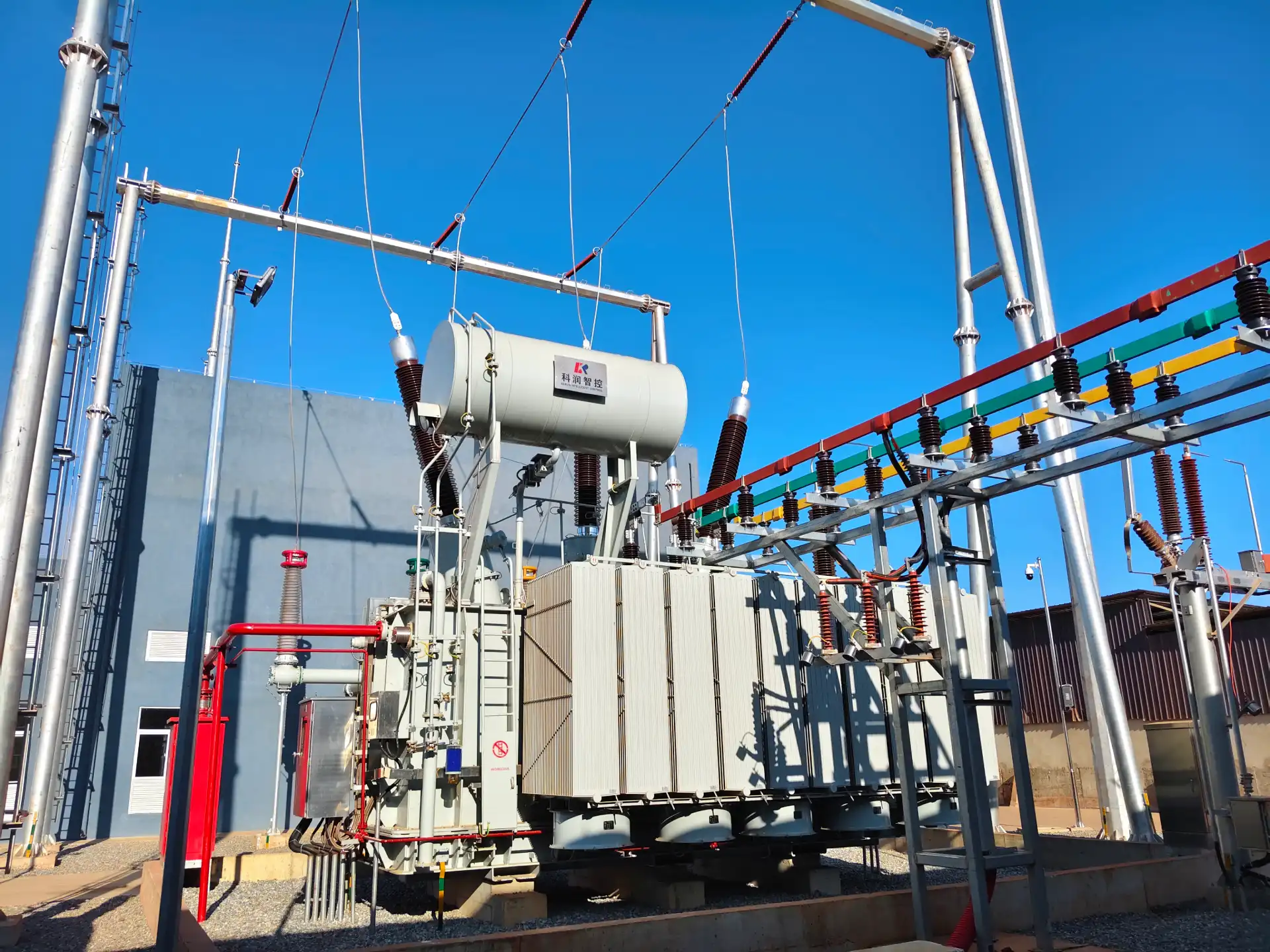 Long Distance Power Transmission Transformer Installation