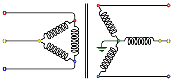 3 Phase Transformer Diagram